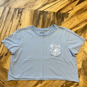 Polo Ralph Lauren Baby Blue Crop Top Women’s S